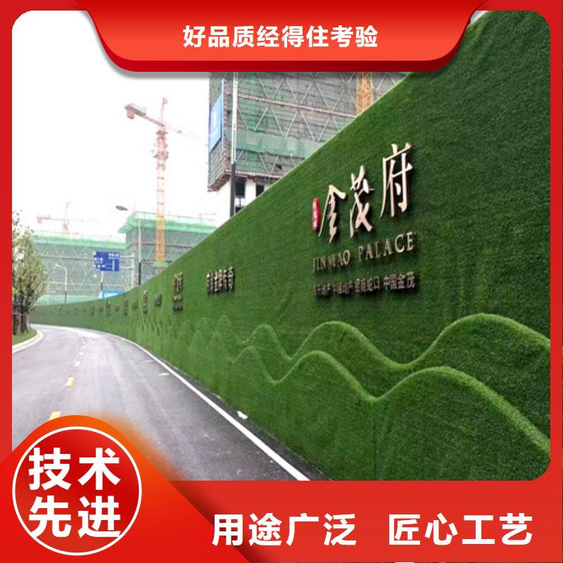 围挡草坪工地人造草坪围挡快速生产