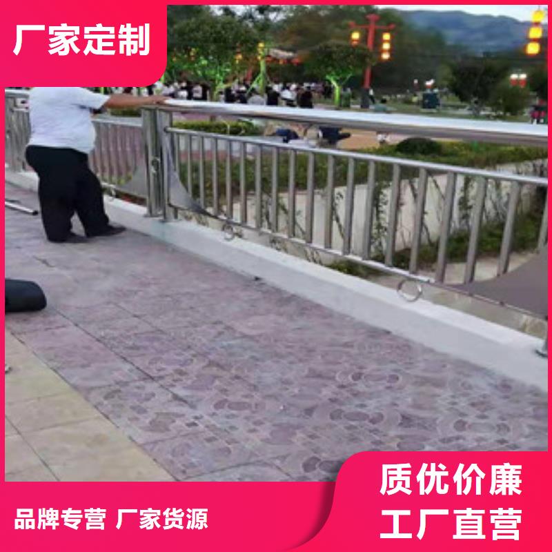 桥梁防撞护栏不锈钢复合管护栏精致工艺