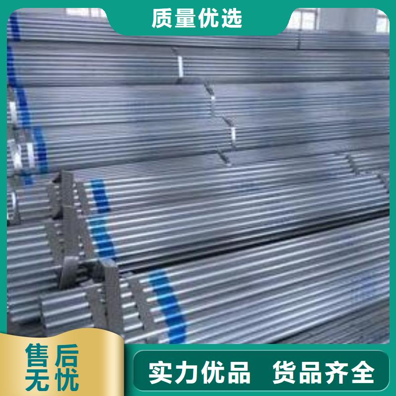 镀锌钢管来厂考察