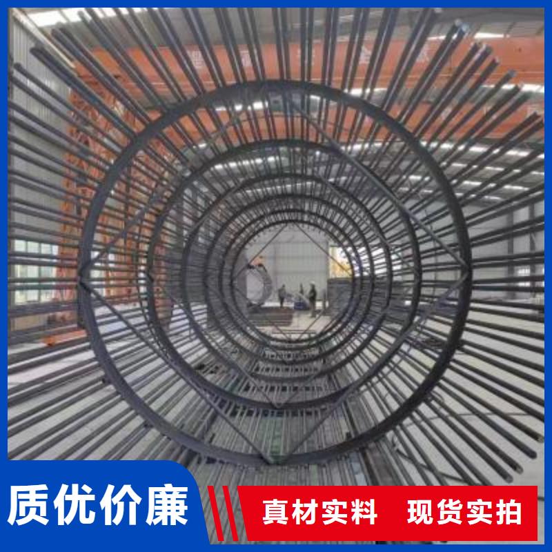 钢筋笼绕笼机来厂考察-河南建贸有限公司