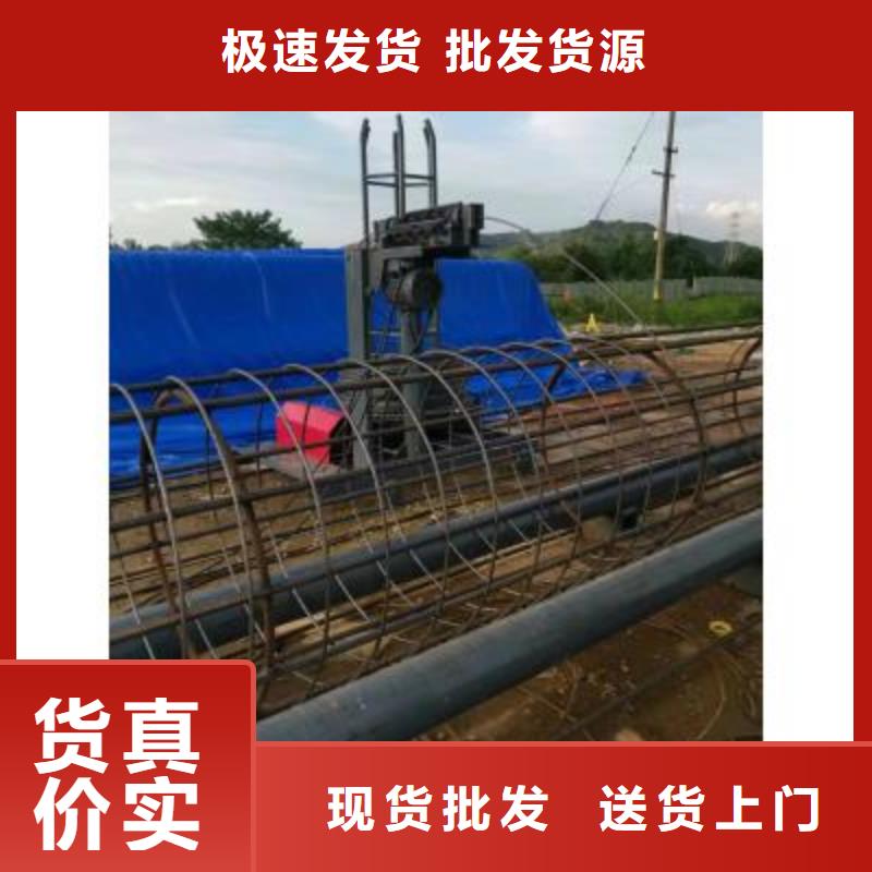 钢筋笼绕笼机来厂考察-河南建贸有限公司