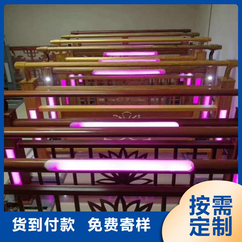 不锈钢桥梁防撞护栏河道景观灯光护栏【不锈钢复合管】优良工艺
