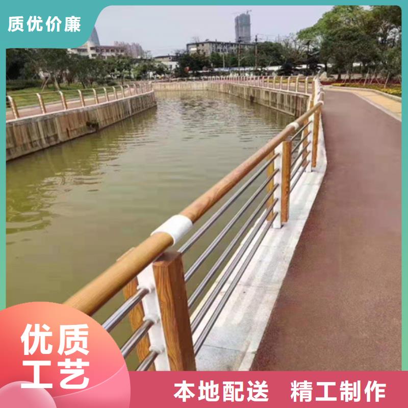 不锈钢桥梁防撞护栏河道景观灯光护栏防护栏实力优品