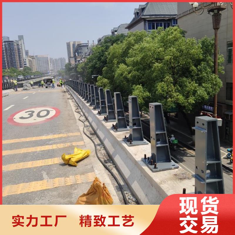 景区不锈钢灯光景观栏杆加工定做