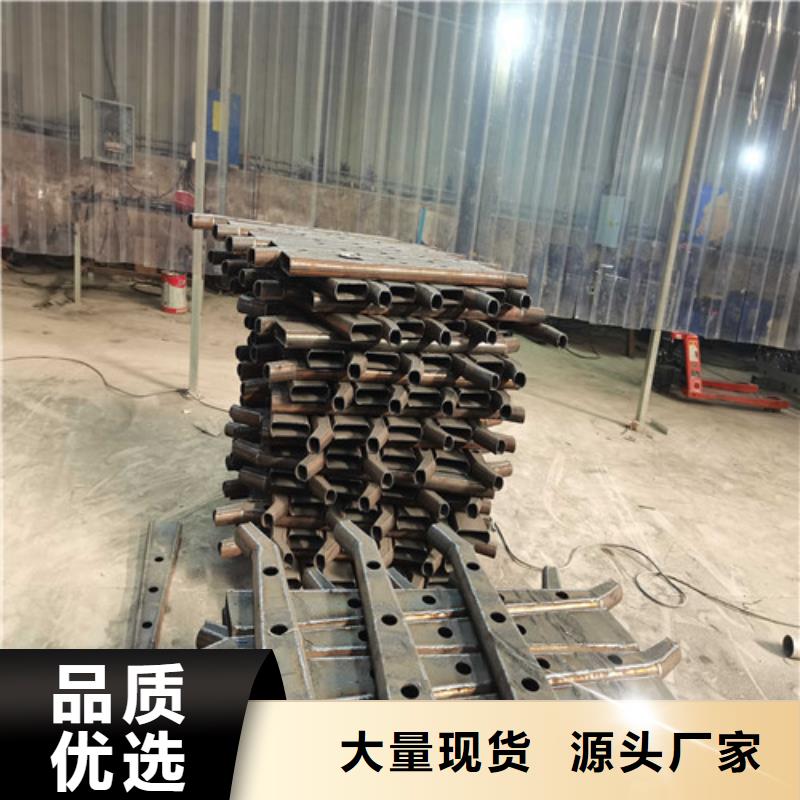 不锈钢复合管防撞护栏-热镀锌立柱生产厂家