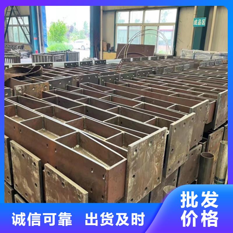 防撞不锈钢复合管护栏来厂实地考察