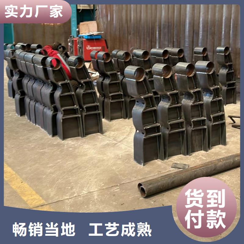 河道护栏热镀锌立柱生产安装
