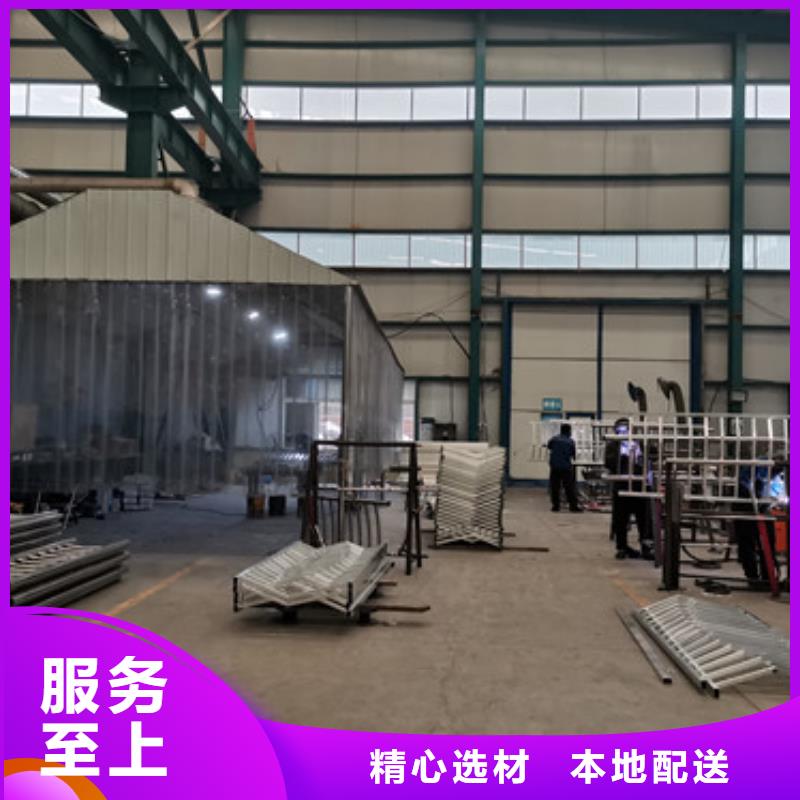 河道护栏热镀锌立柱生产安装