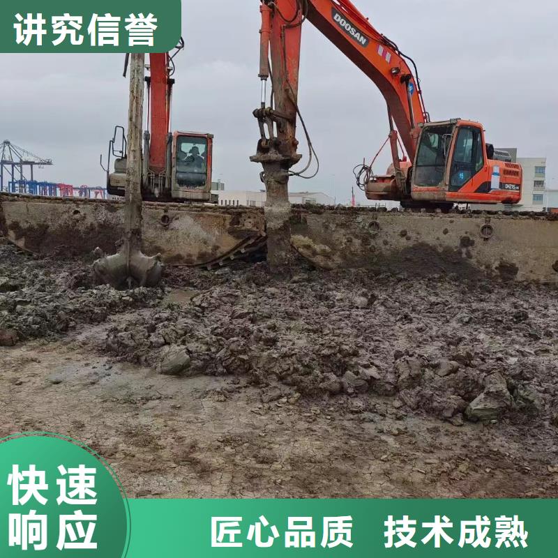 【水陆挖掘机】【水上两用挖掘机出租】实力团队