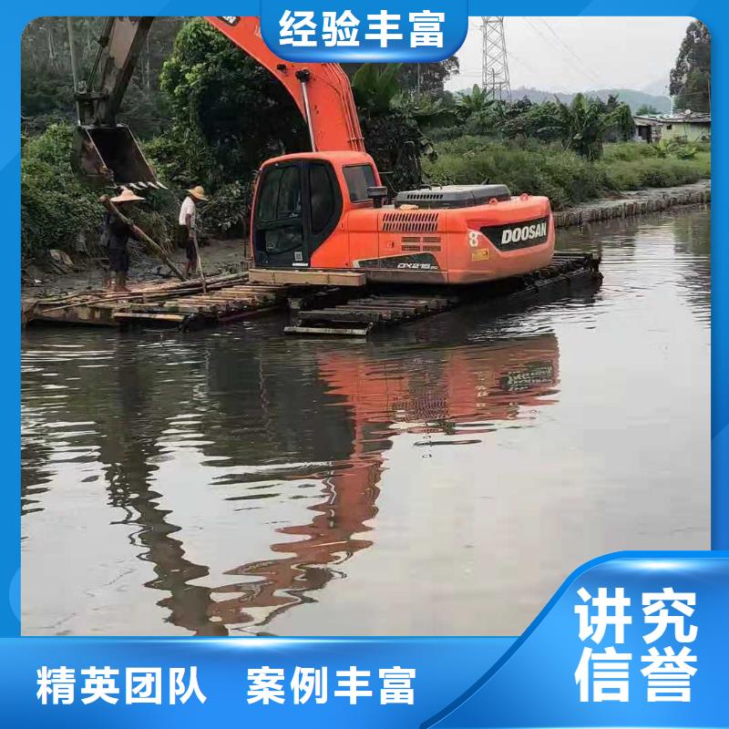 水陆挖掘机船挖租赁长期合作