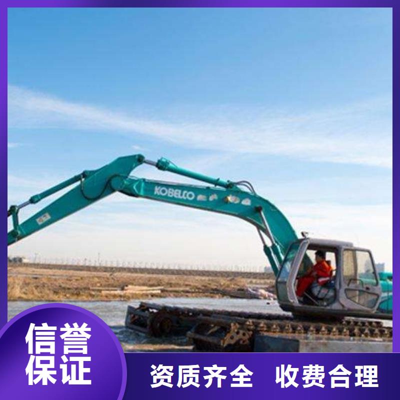 水陆挖掘机-【河道清淤挖机】出租服务周到