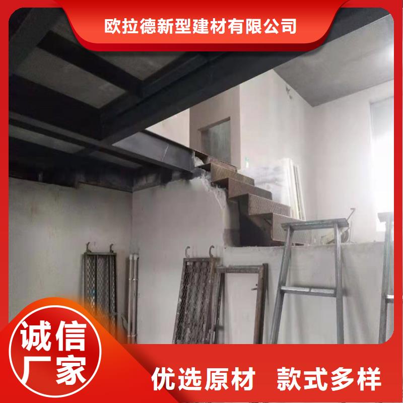 水泥压力板钢结构夹层隔断板产品实拍