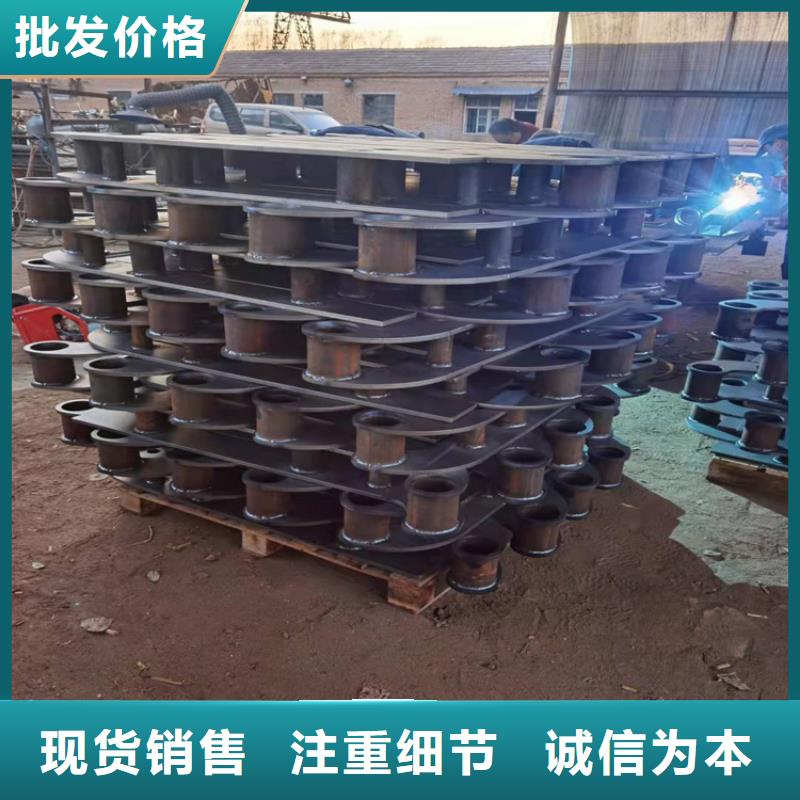 河道景观护栏灯光来厂考察