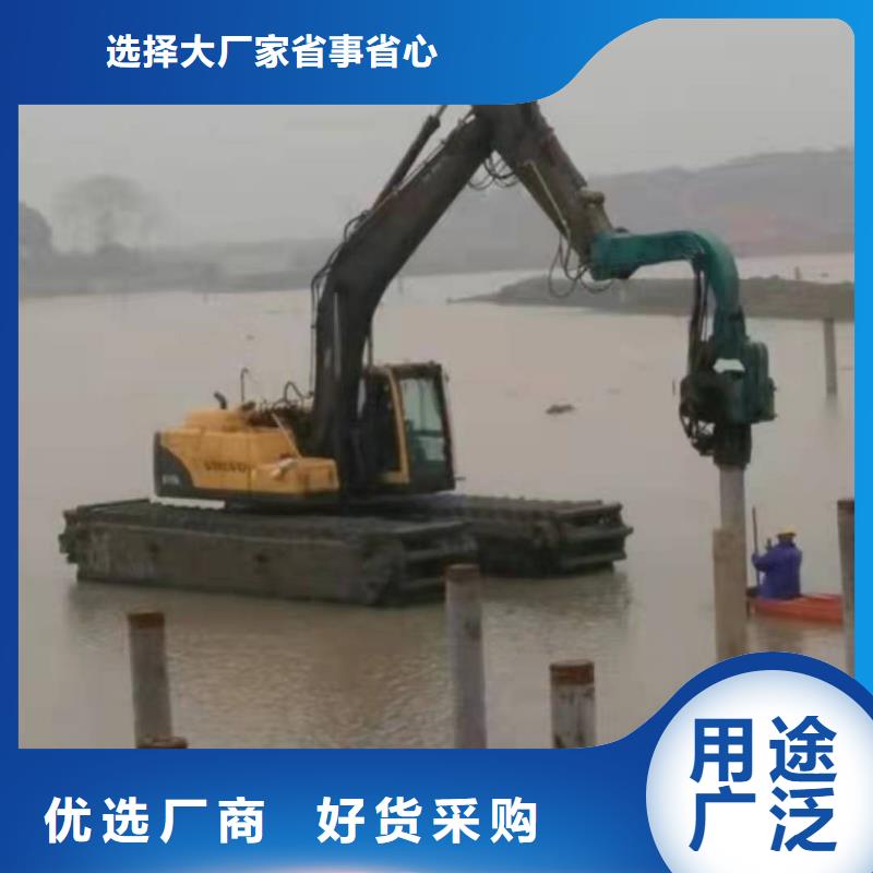 水上挖掘机出租水陆挖掘作业种类丰富