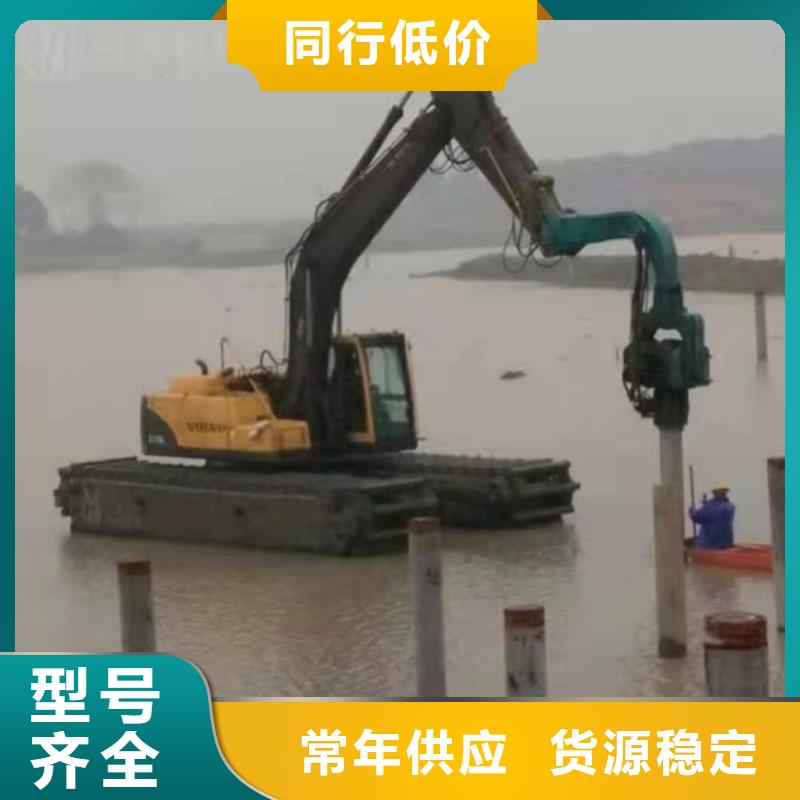 水上挖机出租水上船挖租赁做工精细