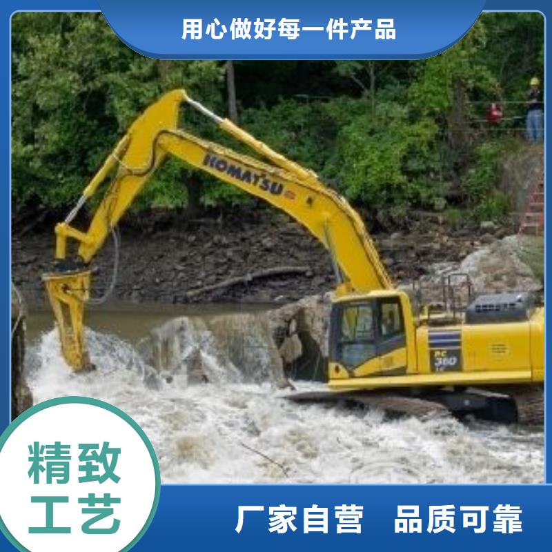 水上挖机出租 水下挖掘机出租实力公司