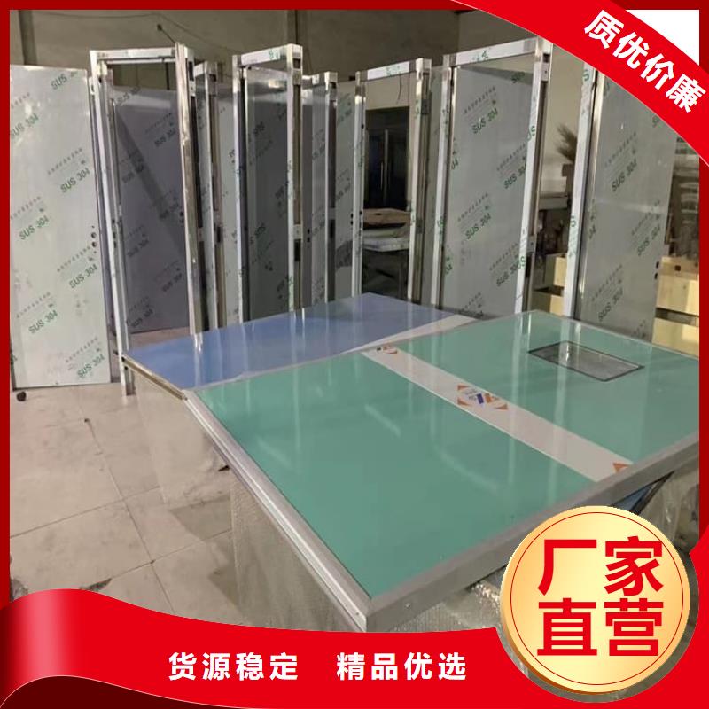 手动双开铅门专业可靠