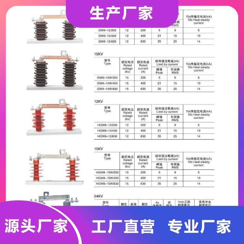 高压隔离开关HGW1-12/400A