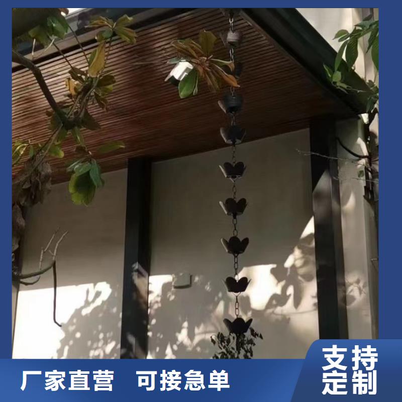 铝代木仿古建筑来厂考察