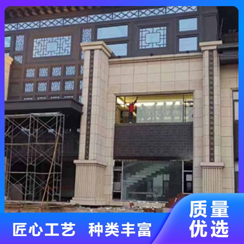 古建亭廊_铝合金仿古建筑材料根据要求定制