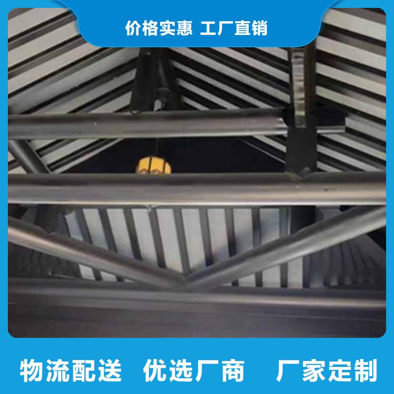 古建亭廊铝古建栏杆厂家案例