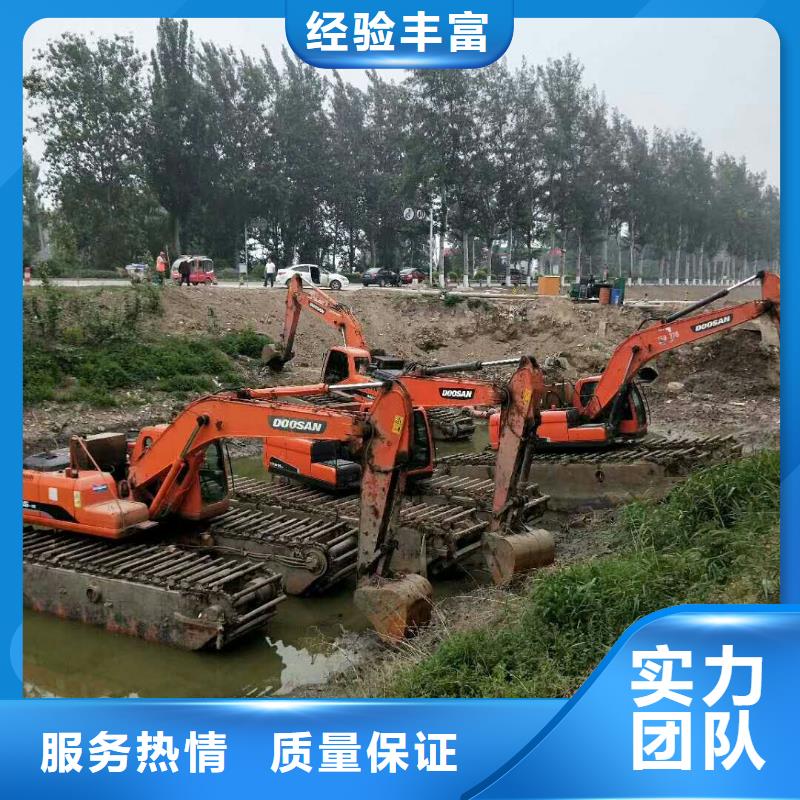 水上挖掘机租赁租赁大小船挖多年行业经验