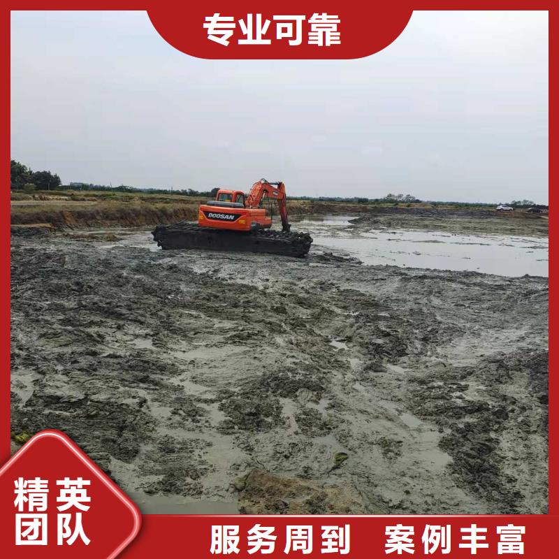 
湿地沼泽地挖掘机租赁报价