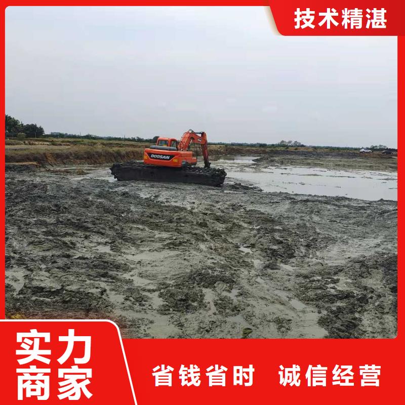 水上挖掘机租赁租赁湿地挖机实力公司