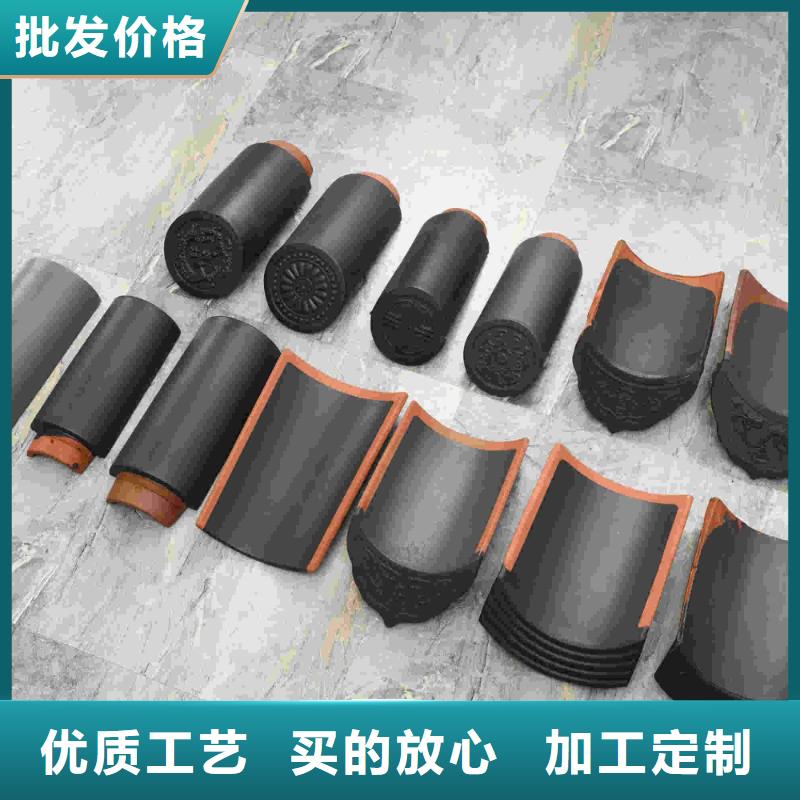 定制红色琉璃瓦 铁红瓦片的基地