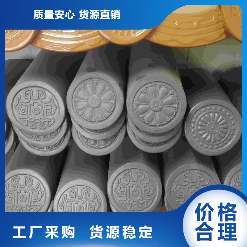 宜兴古建筒瓦 古建屋脊瓦制造厂