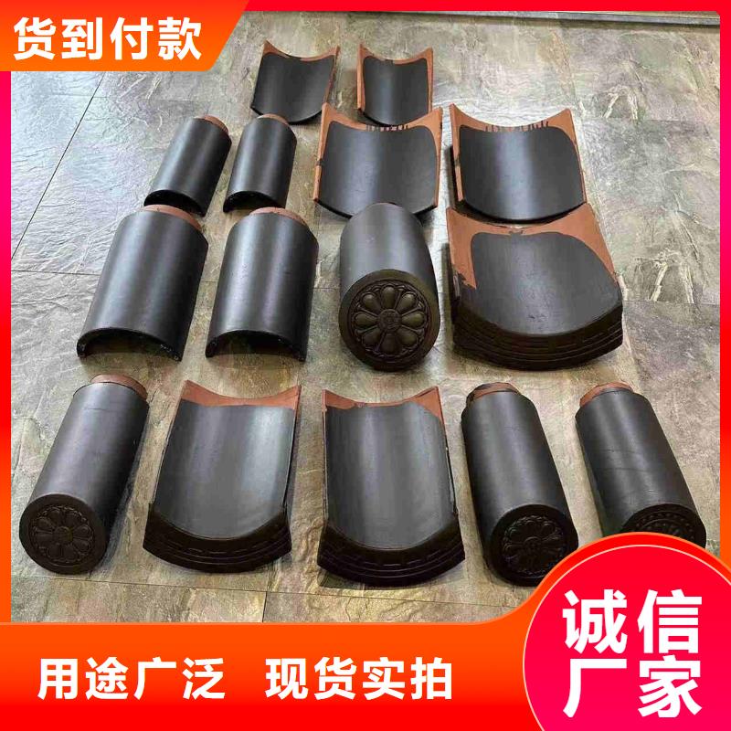 别墅屋面琉璃瓦陶土筒瓦可零售