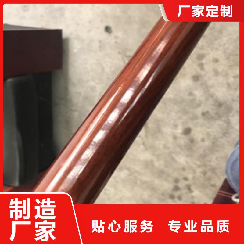 木纹转印护栏不锈钢桥梁防护栏杆厂家发货及时