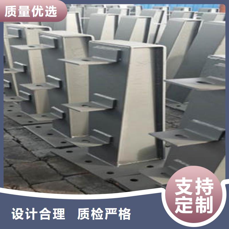 桥梁防撞支架不锈钢桥梁防护栏杆厂家自有厂家