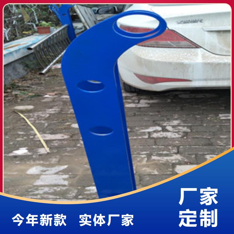 桥梁护栏立柱不锈钢复合管栏杆品质做服务